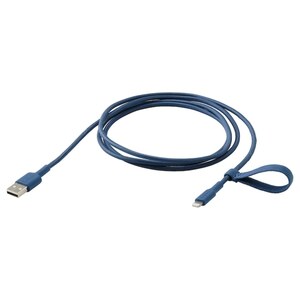 LILLHULT  USB-A auf Lightning, blau