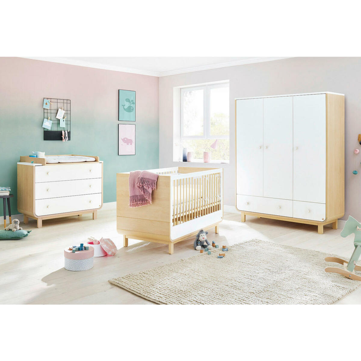 Bild 1 von XXXLutz BABYZIMMER Weiß, Ahorn