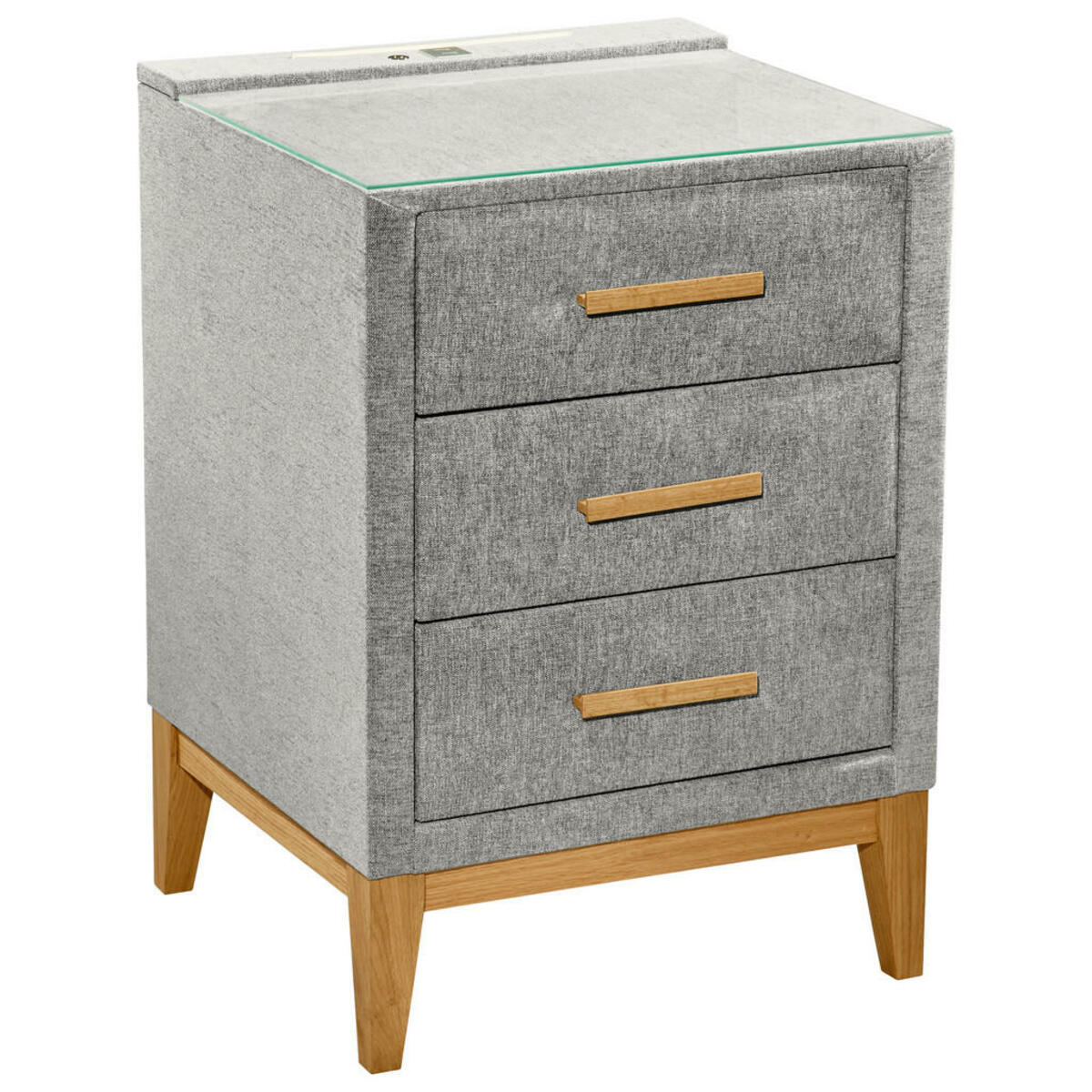 Bild 1 von Boxxx NACHTSCHRANK Grau, Eiche