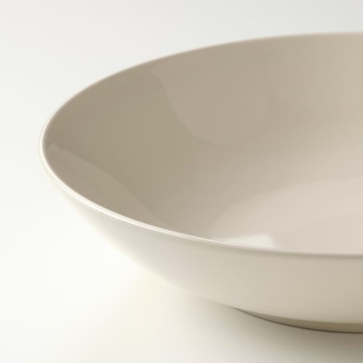 Bild 2 von FÄRGKLAR  Tiefer Teller, glänzend beige