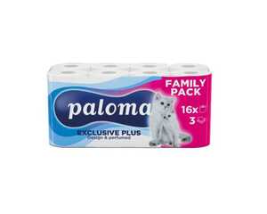 Toilettenpapier Paloma 16 x 134Blatt 3lg.