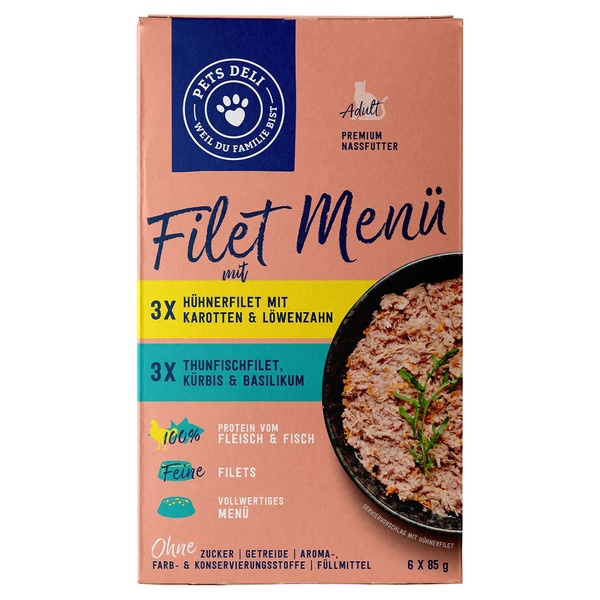 Bild 1 von PETS DELI Adult-Premium-Nassfutter für Katzen 510 g