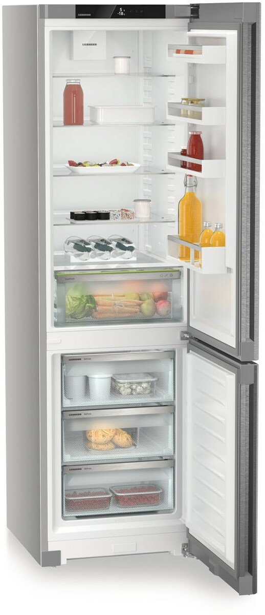 Bild 1 von CNsdc 5703-20 Kühl-/Gefrierkombination edelstahl/silber / C