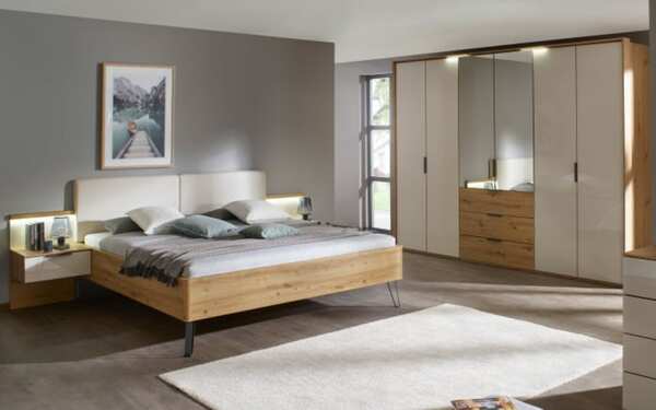Bild 1 von Schlafzimmer Seamo in Eiche Artisan Nachbildung, Liegefläche ca. 180 x 200 cm