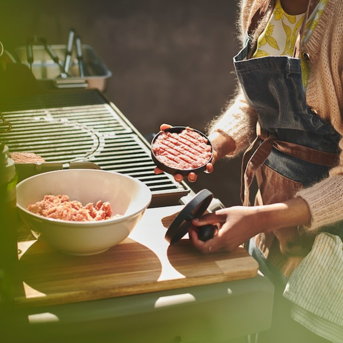 Bild 4 von GRILLTIDER  Schürze, blau/braun