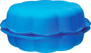 Sand- und Wassermuschel blau 2 teilig 94 x 91,5 x 21 cm