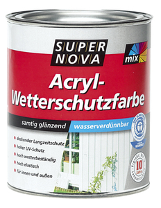 Acryl-Wetterschutzfarbe 2,5 Liter