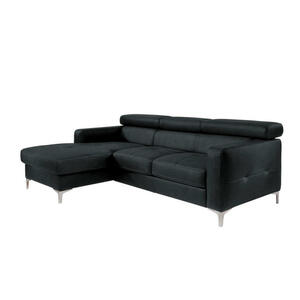 Livetastic ECKSOFA Schwarz