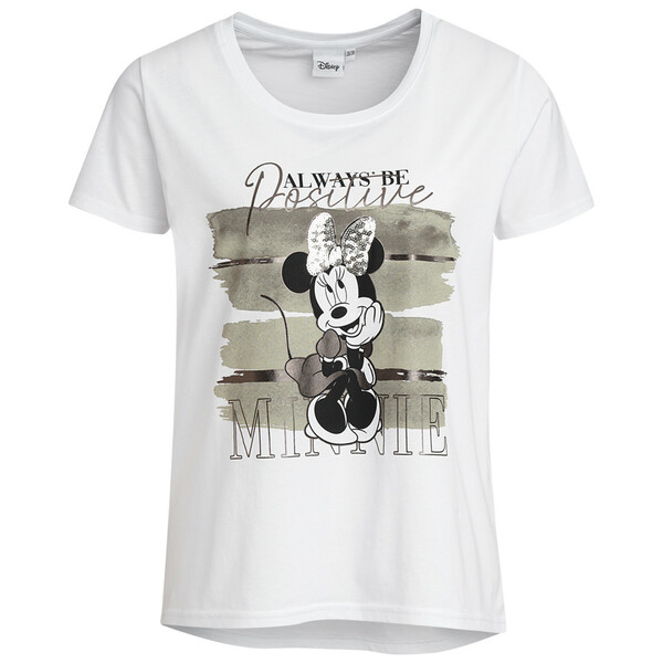Bild 1 von Minnie Maus T-Shirt mit Pailletten