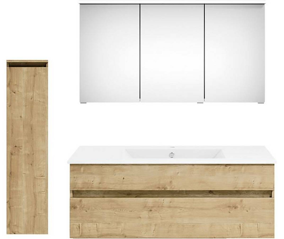 Bild 1 von Puris Badkombination NEXT4YOU, Holznachbildung