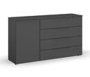 Bild 1 von Kommode »Monostar« mit Tür und Schubladen, grau metallic