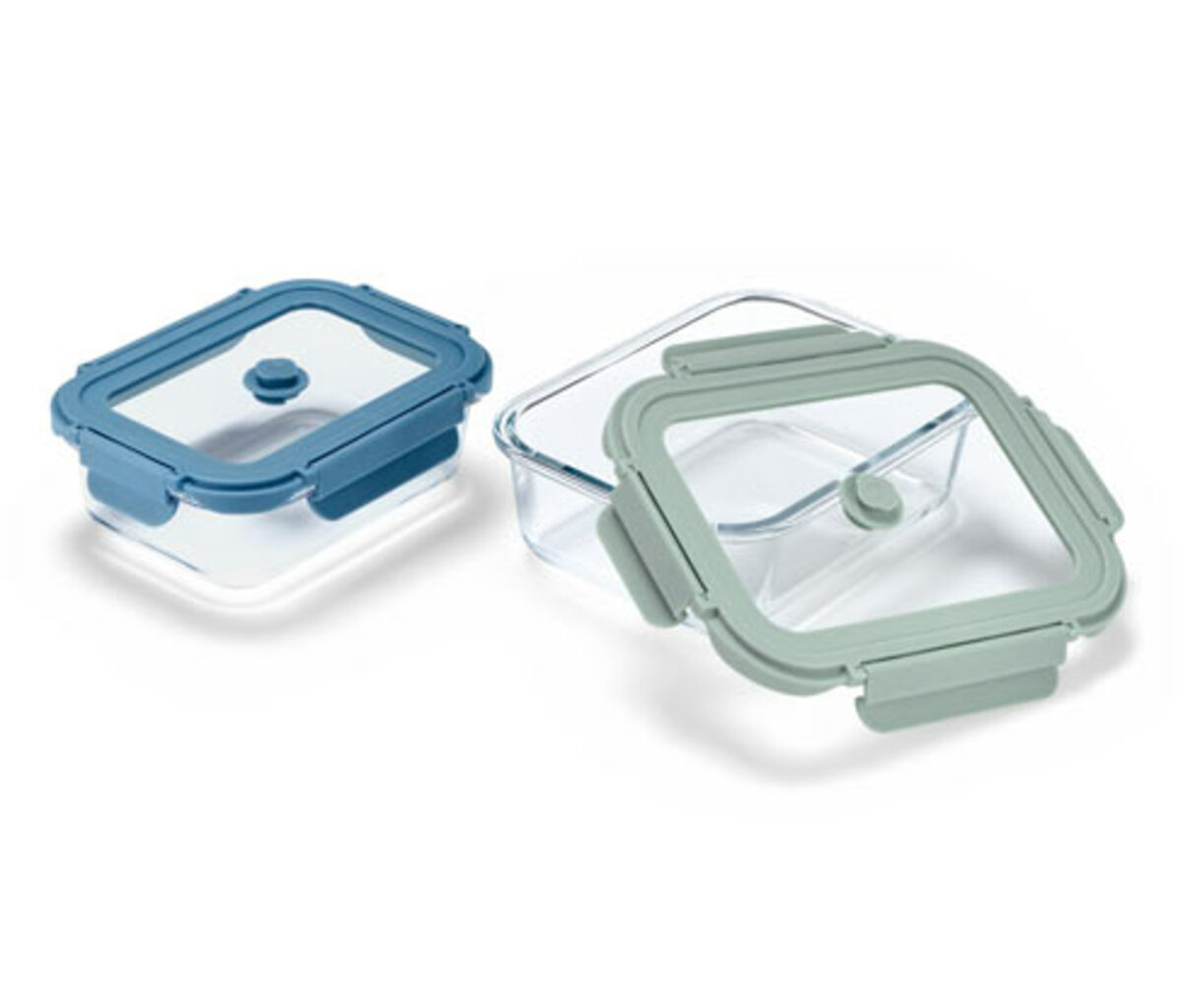 Bild 1 von 2 Glas-Auflaufformen mit Deckel