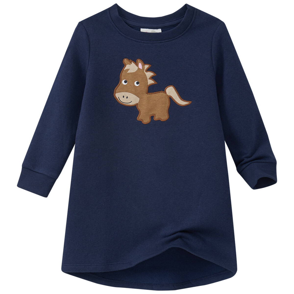 Bild 1 von Mädchen Sweatkleid mit Pferde-Applikation