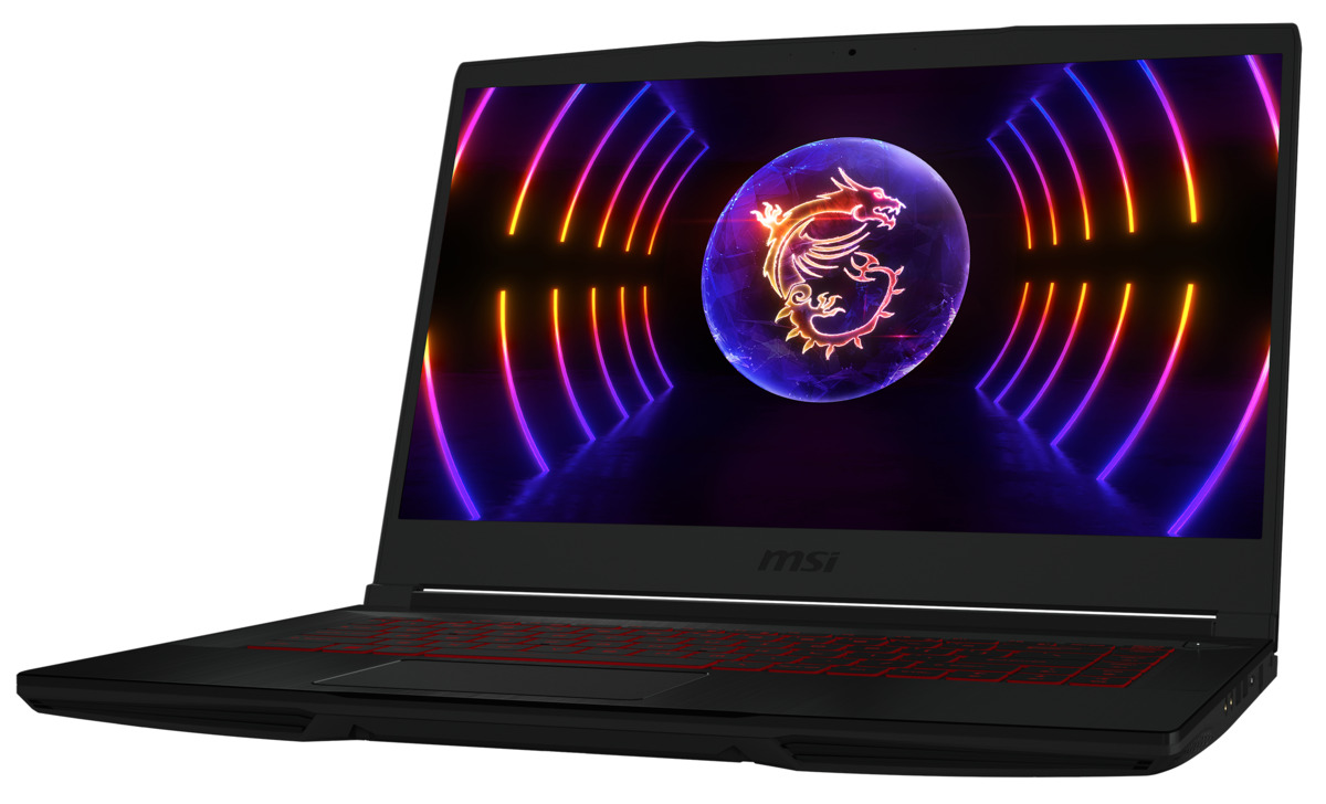 Bild 3 von MSI Thin GF63 12VE-081, Gaming Notebook mit 15,6 Zoll Display, Intel® Core™ i5 Prozessor, 16 GB RAM, 512 SSD, NVIDIA GeForce RTX™ 4050 Laptop GPU, Schwarz