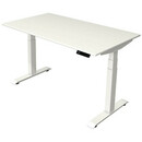 Bild 1 von Kerkmann Move 4 elektrisch höhenverstellbarer Schreibtisch weiß rechteckig, T-Fuß-Gestell weiß 140,0 x 80,0 cm