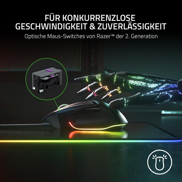 Bild 4 von RAZER Basilisk V3 Gaming Maus, Schwarz