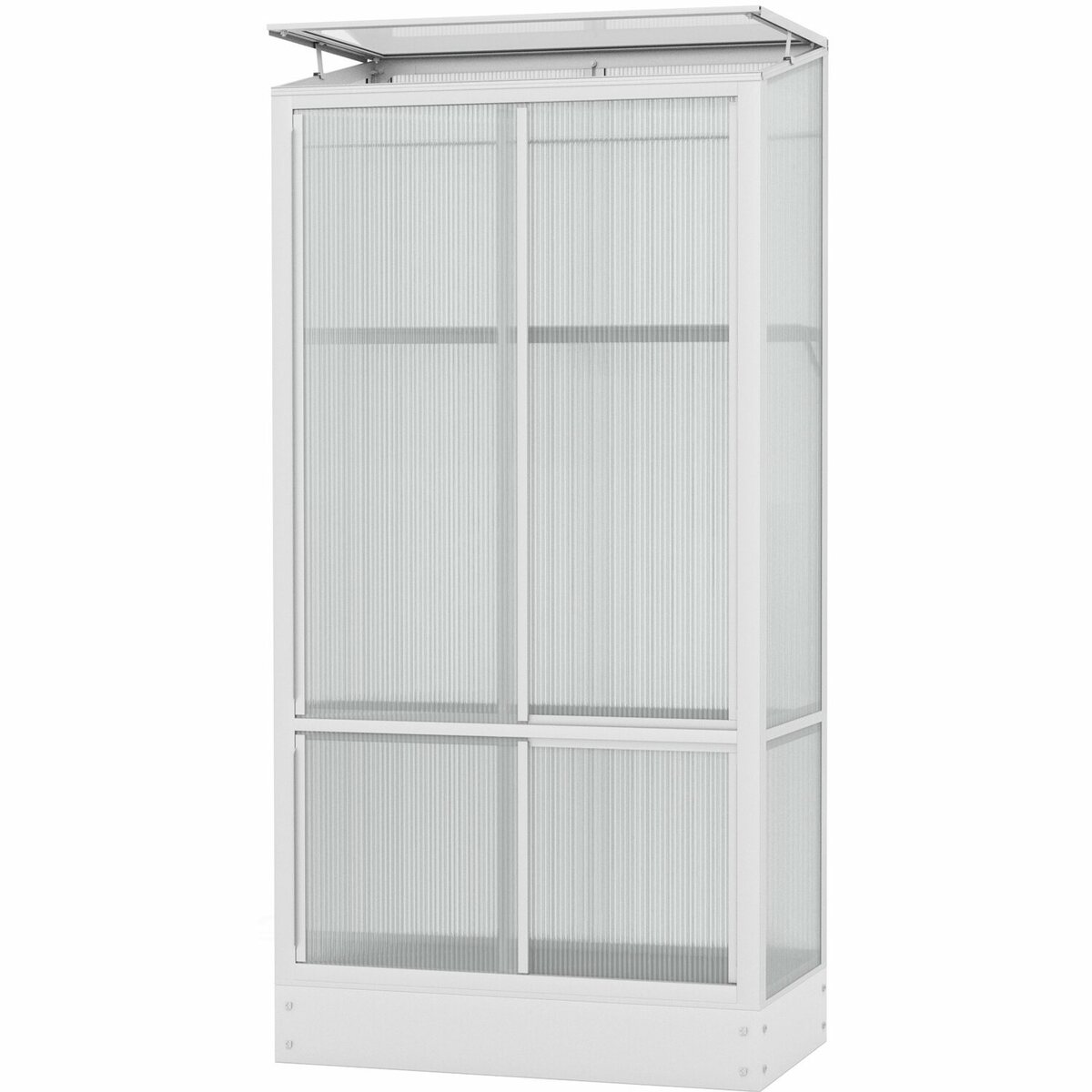 Bild 1 von Vitavia Balkongewächshaus Polis HKP 4 mm Alu 81 x 42,8 x 168,2 cm