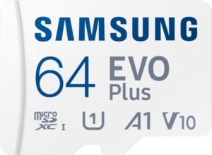 Samsung EVO Plus 64 GB microSDXC + SD-Adapter
