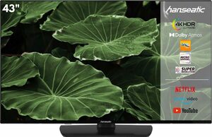 Hanseatic 40U800UDS LED-Fernseher (108 cm/43 Zoll, 4K Ultra HD, Android TV, Smart-TV)