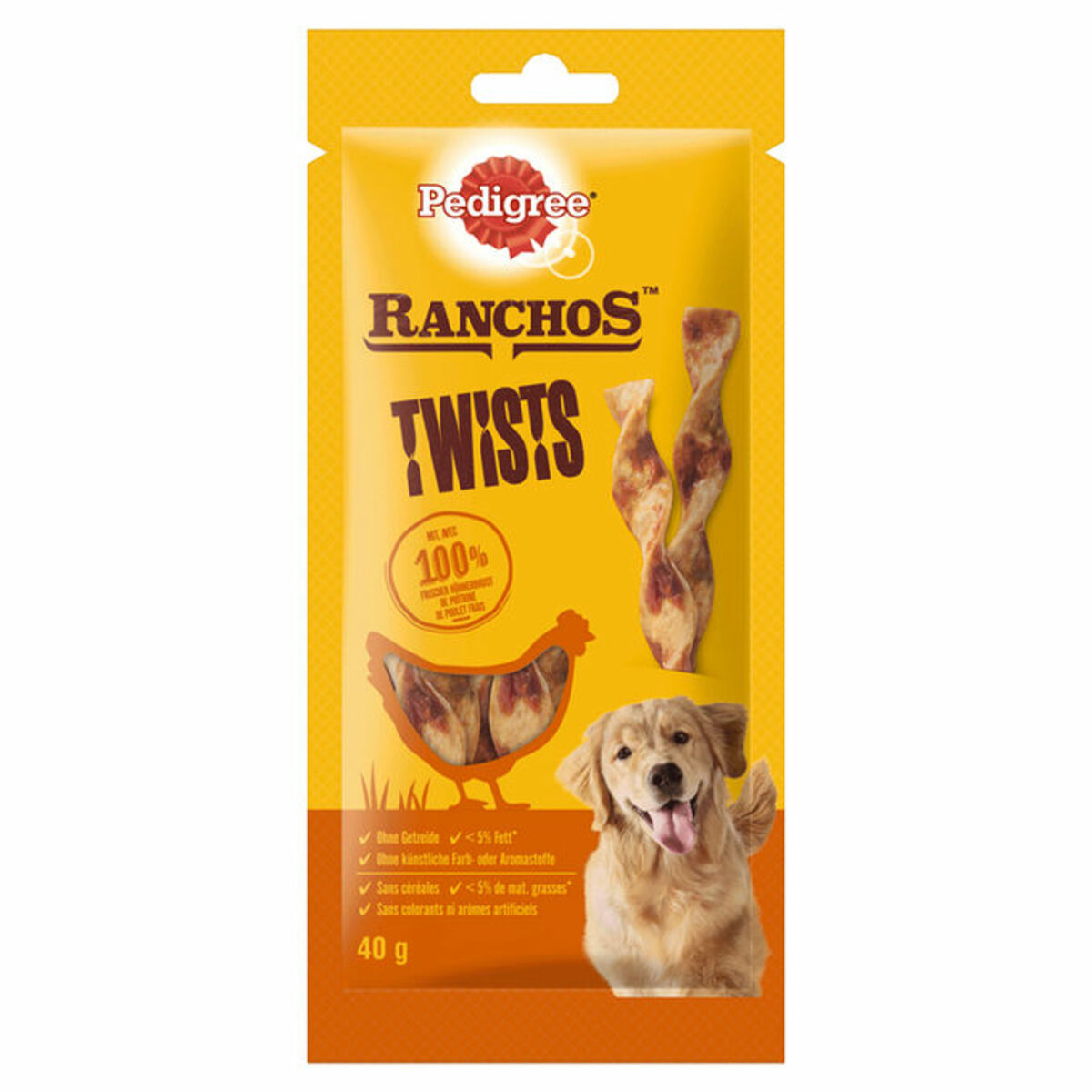 Bild 1 von Pedigree Hundesnack Ranchos Twists mit Huhn