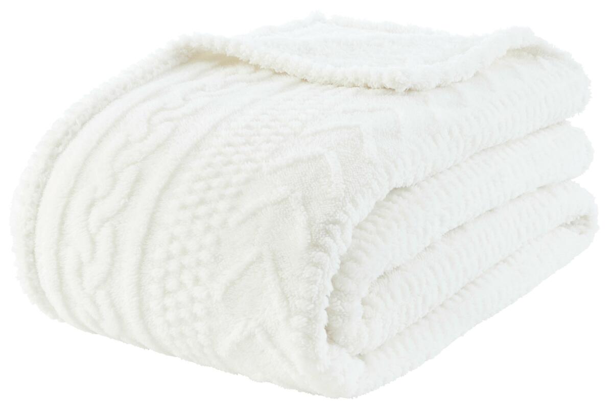 Bild 1 von Kuscheldecke Meran in Weiß ca. 180x200cm