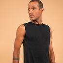 Bild 1 von Tank-Shirt Herren für dynamisches Yoga nahtlos - schwarz