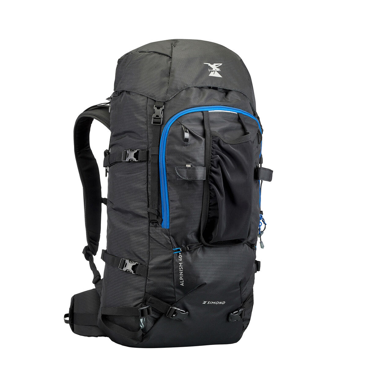 Bild 1 von Rucksack Bergsteigen 40 Liter - Alpinism 40 Evo schwarz