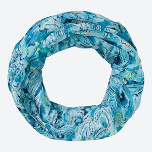 Damen-Loop-Schal mit Muster