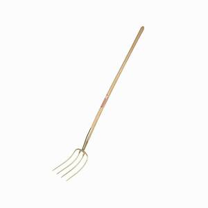 ERNTEKÖNIG Dunggabel 4 Zinken, 135cm-Stiel Esche, 313x23cm, gold-lackiert