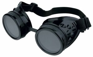Cyber Goggles - Gothic Kostüm - schwarz