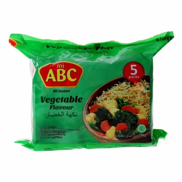 Bild 1 von ABC Instantnudeln Vegetable, 5er Pack