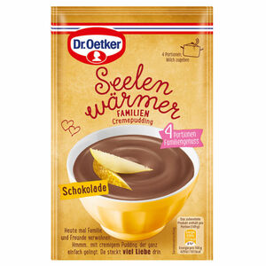 Dr. Oetker 2 x Seelenwärmer Pudding Schokolade (4 Portionen)