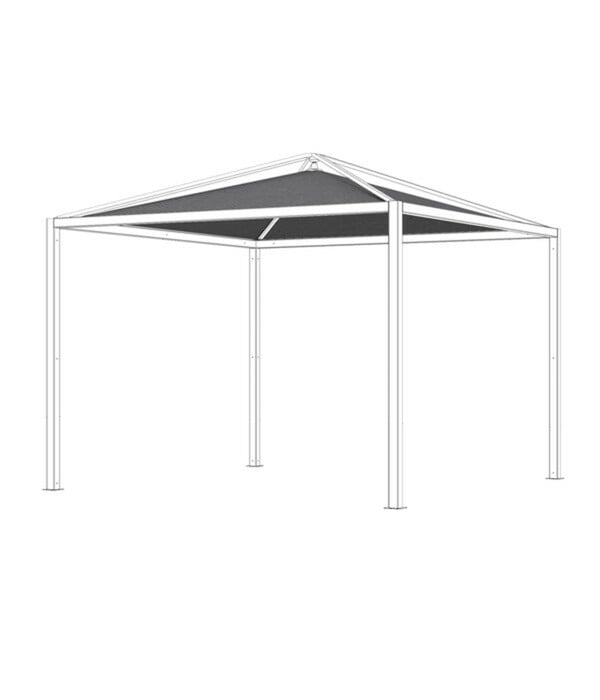 Bild 1 von Siena Garden Schattenmanufaktur® Pergola Dachbezug Comuna, ca. B300/T300