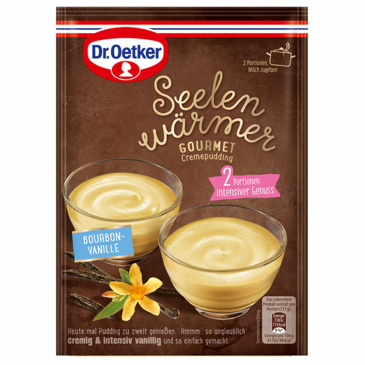 Bild 1 von Dr. Oetker 2 x Seelenwärmer Pudding Bourbon-Vanille