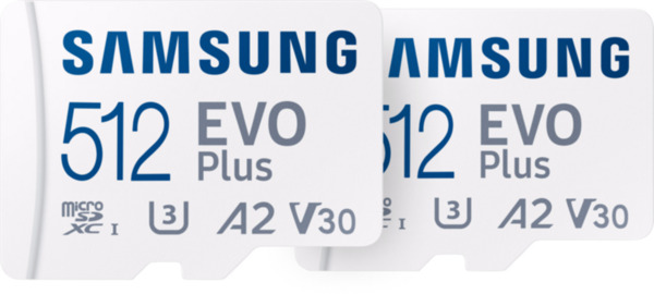 Bild 1 von Samsung EVO Plus microSDXC 512 GB - Doppelpack