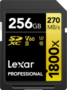 Lexar Professional 1800x GOLD 256 GB SDXC