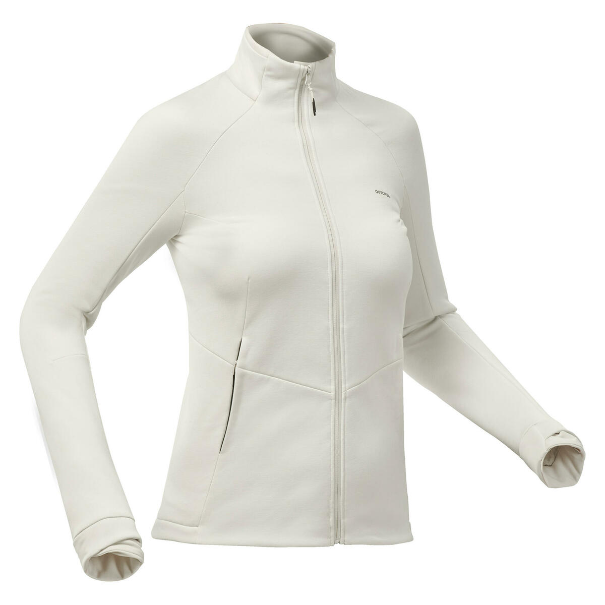 Bild 1 von Fleecejacke Bergwandern MH520 Damen weiss