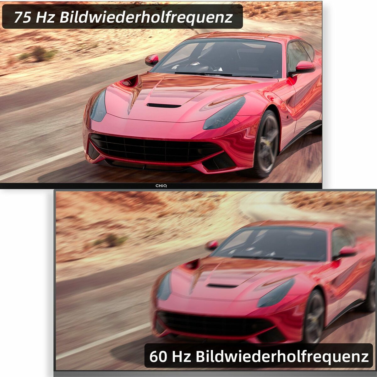 Bild 2 von CHiQ 24F650 LED-Monitor (60,45 cm/24 ", 1920x1080 px, Full HD 1080p, 6 ms Reaktionszeit, 75 Hz, IPS LED, einstellbare Neigung,FPS/RTS,Freesync,Gratis HDMI Kabel)