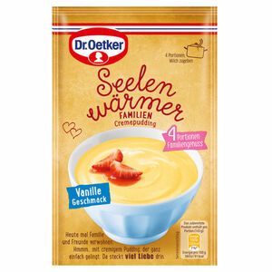 Dr. Oetker 2 x Seelenwärmer Pudding Vanille (4 Portionen)