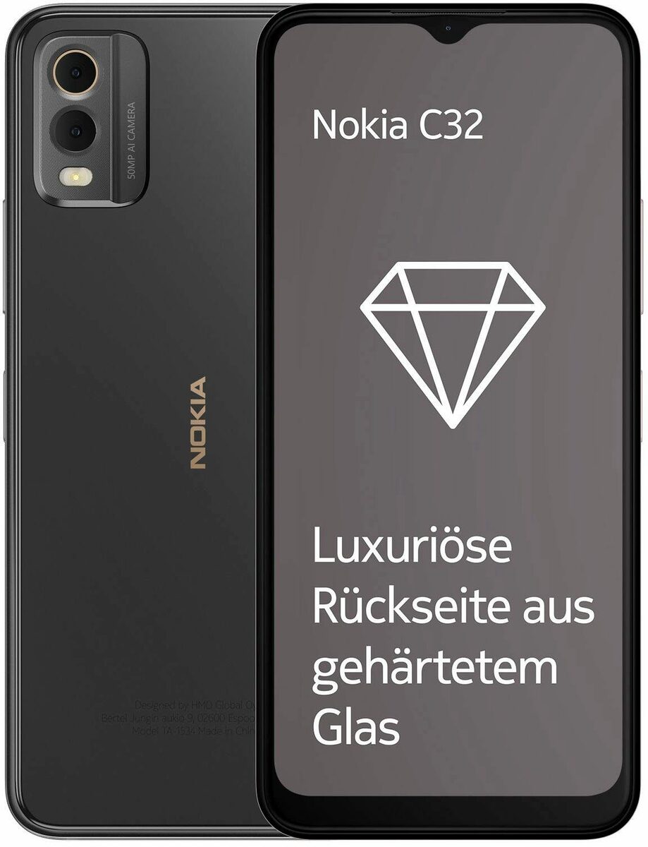 Bild 2 von Nokia C32, 3+64GB Smartphone (16,56 cm/6,52 Zoll, 64 GB Speicherplatz, 50 MP Kamera)