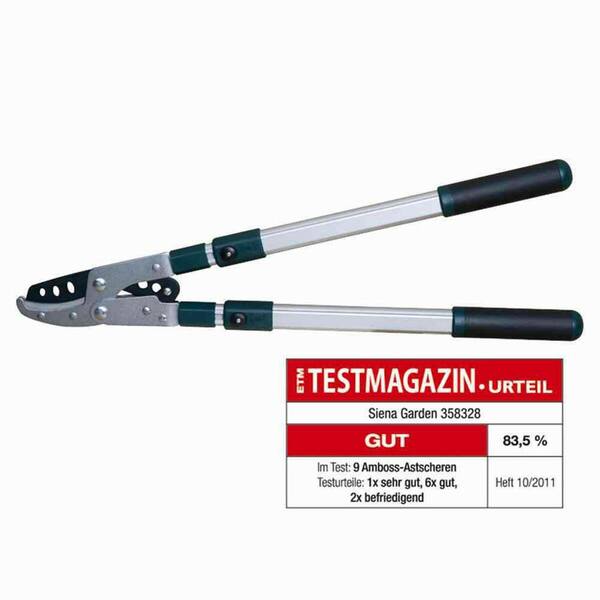 Bild 1 von SIENA GARDEN Pro Alu Amboss Astschere teleskopierbar