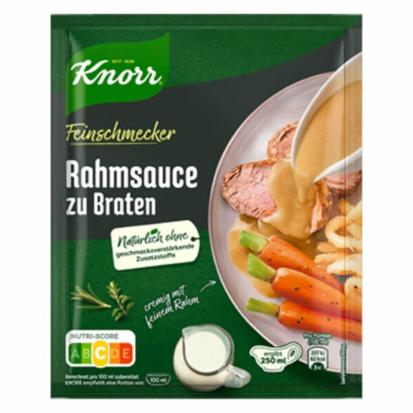 Bild 1 von Knorr 3 x Rahmsauce zu Braten