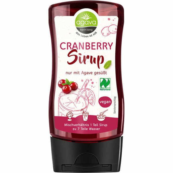 Bild 1 von agava BIO Cranberrysirup