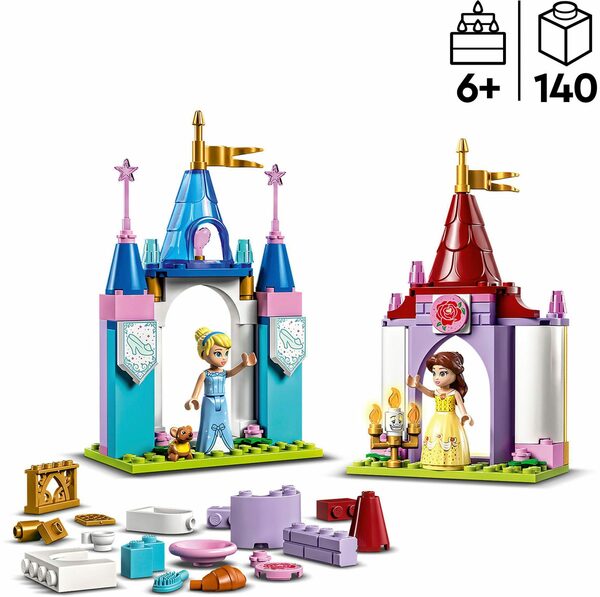 Bild 1 von LEGO® Konstruktionsspielsteine Kreative Schlösserbox (43219), LEGO® Disney Princess, (140 St)