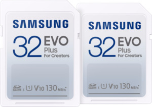Samsung EVO Plus SDHC 32 GB - Doppelpack