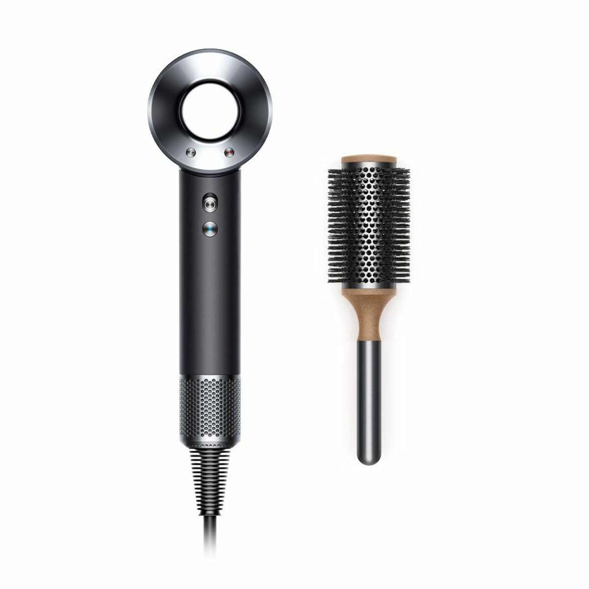 Bild 1 von DYSON Haartrockner Supersonic Schwarz inkl. Runde Volumenbürste