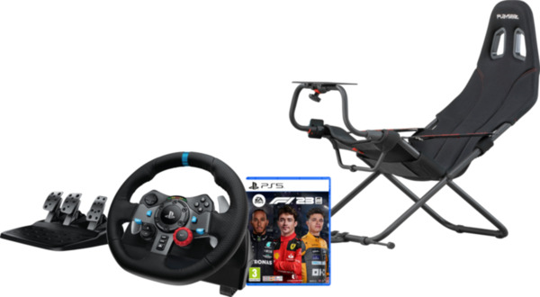 Bild 1 von Logitech G29 Driving Force + Playseat Challenge ActiFit + F1 23 PS5