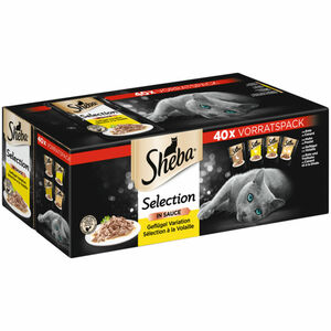 Sheba Selection Geflügel Variation in Sauce, 40er Pack