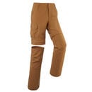 Bild 1 von Zip-Off-Hose Kinder Bergwandern Gr. 122–170 - MH500 dunkelbraun