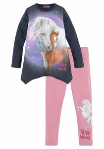 Miss Melody Langarmshirt & Leggings (Set) mit tollen Pferdedrucken